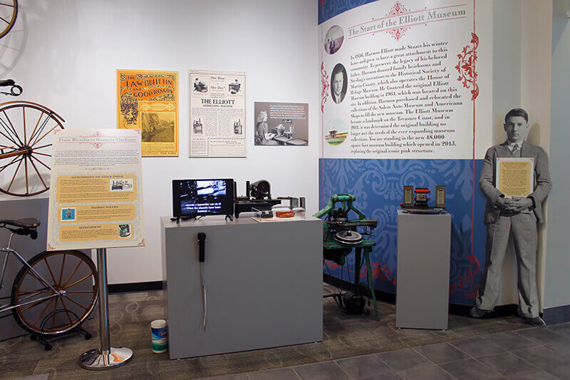 Business machines empire part of the Genius & Generosity - The Elliott Story exhibit at the Elliott Museum in Stuart Florida.