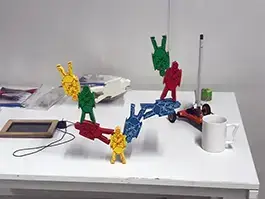 Prototype toy examples at the Muzeiko Fulbright Workshop