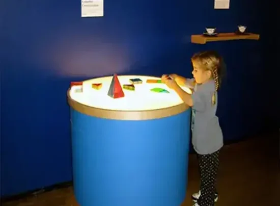 Art Museum Light Exhibit designed by POW! (Paul Orselli Workshop, Inc.)